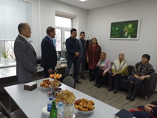 Центр общения старшего поколения открылся в Черноземельском районе Калмыкии