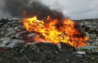 Прокуратура провела проверку по факту возгорания полигона твердых коммунальных отходов